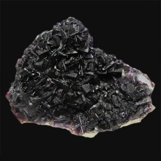 Purple Fluorite on Quartz Specimen Namaqualand