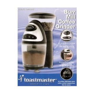 Toastmaster Burr Coffee Grinder in Black TMBGBC