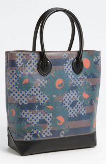Yarnz Flower Dots Leather Tote