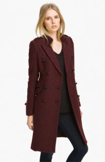Smythe Double Breasted Wool Blend Coat