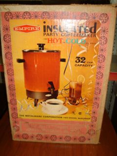 Insulated PARTY Coffee Maker 32 Cup Capacity HOT or COLD Beverage