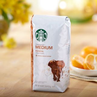 Starbucks Coffee Kenya Medium Roast Whole Bean Coffee 6 packs