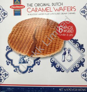  Dutch Caramel Wafers Delicious with Tea Coffee Over 3lb