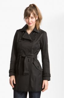 Vince Camuto Grosgrain Trim Trench