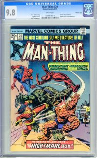 MAN THING #20 (Marvel Comics, Aug. 1975) Steve Gerber story. Jim