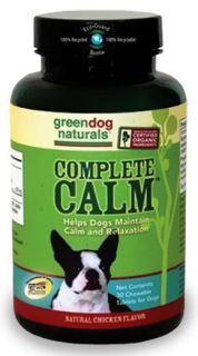 greendog naturals complete calm chewable 30 ct organic herbal treats