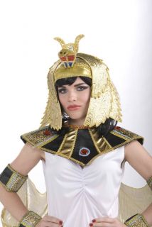 Cleopatra Headpiece Egyptian Hat Nile Queen Gorgeous Adult Womens