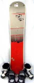 Rossignol R35 Snowboard 135cm Orn Gry with Boots Bindings Retail $299