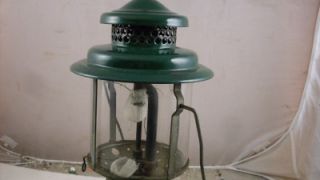 vintage green coleman lantern 220e