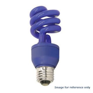 BRAND NEW: Compact Fluorescent 13w Mini Twist Blue Light Bulb