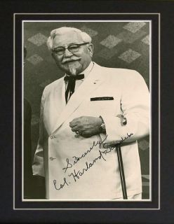 Colonel Sanders KFC Kentucky Fried Chicken Autograph