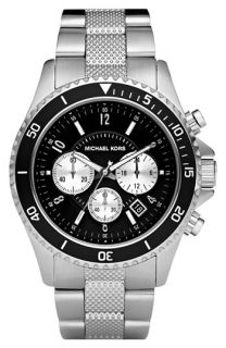 Michael Kors Chronograph Knurled Bracelet Watch