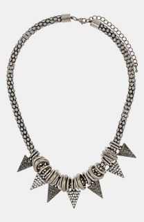 Topshop Metal Triangle Collar Necklace