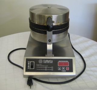 COBATCO MD 10 MD 10SSEL WAFFLE CONE MAKER BAKER MACHINE    VERY NICE!!
