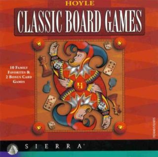 Hoyle Classic Board Games 1997 PC CD Checkers Pachisi Yacht Yahtzi
