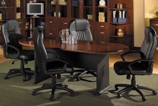 7ft Conference Table and 4 Chairs Office Room Set New