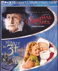 Blu ray: Miracle on 34th Street /A Christmas Carol (Holiday Classics