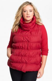 Eileen Fisher Quilted Down Vest (Plus)