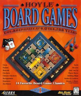 Hoyle Board Games 1999 PC CD family game collection parchisi checkers