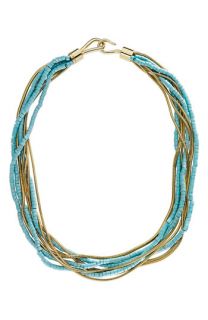 Michael Kors Sleek Exotics Multistrand Torsade Necklace
