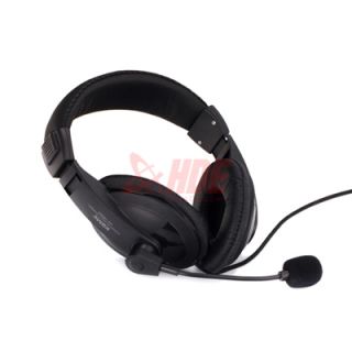 Headphones with Microphone Mic Computer PC Gaming Stereo Skype