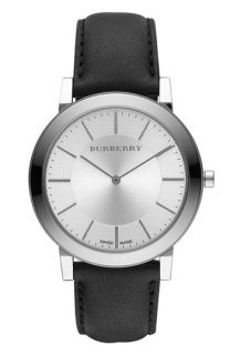 Burberry Slim Leather Strap Watch