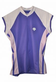 New Descente Womens XS Slipstream Cycling Jersey Bliss Fab Violet