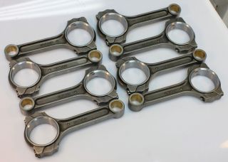 SBC SCAT PRO COMPETITION CONNECTING RODS 5.7 I BEAM BUSHED, 7/16s 12