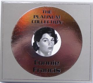 Connie Francis Platinum Collection Greatest Hits CD New Lyric Booklet
