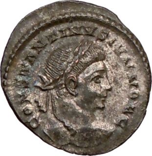 Constantine II Jr as Caesar 323AD London Mint RARE Ancient Roman Coin