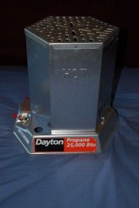 New Dayton Propane Construction Heater LP Gas Garage Space 25 000 BTU