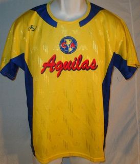 Club America CA Yellow Top Futbol Soccer Shirt Youth L
