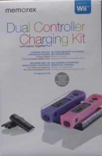 Memorex Wii Dual Controller Charge Kit US Seller