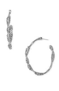 Alexis Bittar Miss Havisham Large Crystal Encrusted Hoop Earrings ( Exclusive)