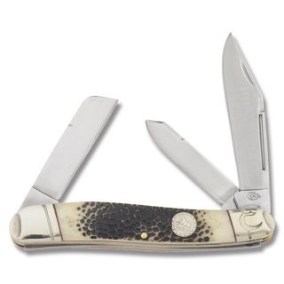 Colt New Buckshot Bone Texas Stockman Knife CT483