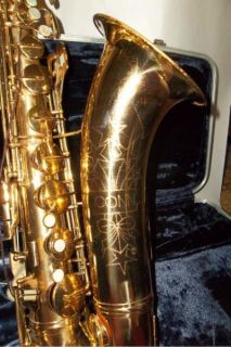 Vintage Conn Shooting Star Sax Saxophone Tenor w Hard Case Estate No