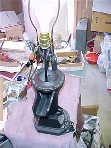 vintage columbiana pump co pump made into lamp 2085