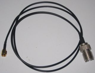 HT Connector Saver Cable SMA Male to UHF Female