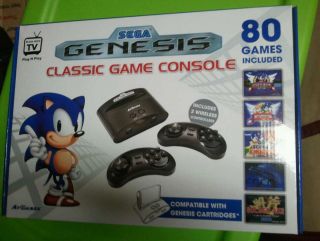 Sega Genesis Classic Game Console New 80 Games Included Plug N Play