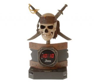 Disneys Pirates of the Caribbean Alarm Clock Radio —