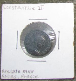 CONSTANTINE II Jr 337AD Authentic Ancient Genuine Roman Empire Coin
