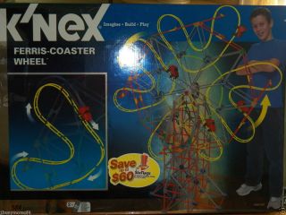 KNEX Ferris Coaster Wheel Motorized 584 Pieces