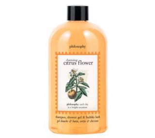 philosophy charming citrus shower gel, 16 oz —
