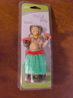 Cobbs Hula Pig Figurine Spring Action Hips Gag Gift New