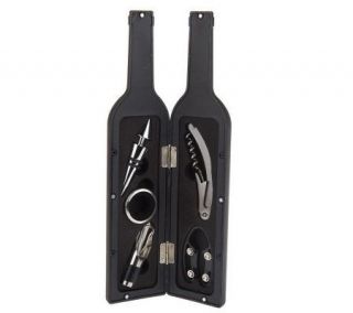 Prepology 5 piece Wine Set in Wine Bottle Carrier —