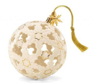 Lenox 2010 Annual Glisten and Gold Snowflake Ornament —
