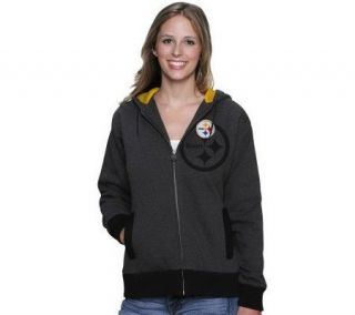 NFL Pro Line Womens Tundra Embroidered Sherpa Hoodie —