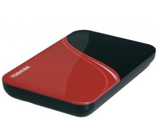 Toshiba HDDR640E04XR 640GB Portable External Hard Drive   Red