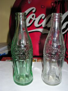 Coca Cola 1950s Heavy Glass Bottles