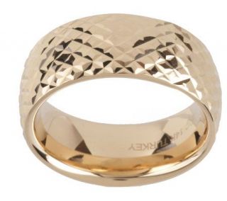 EternaGold Brilliant Cut Silk Fit Band Ring, 14K Gold —